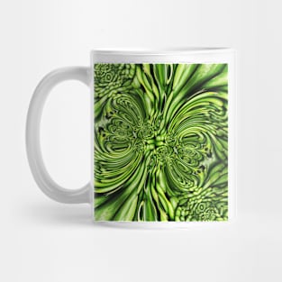 Vegetarian Kaleidoscope Vortex, Fruit Fantasy Patterns. 5 Cucumbers Mug